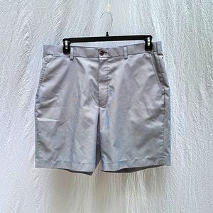 Men's Brooks Brothers shorts, small plaid houndstooth, dark navy & wh, sz 38